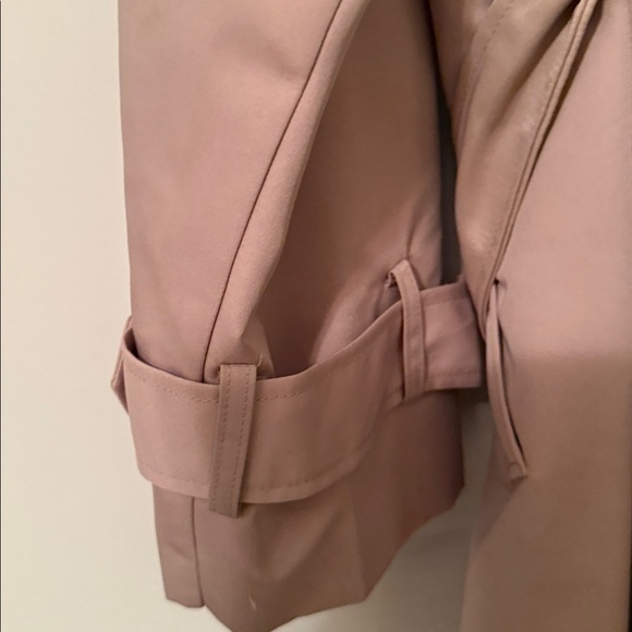 H&M Tan Trench Coat Classic Double-Breasted - Picture 5 of 7